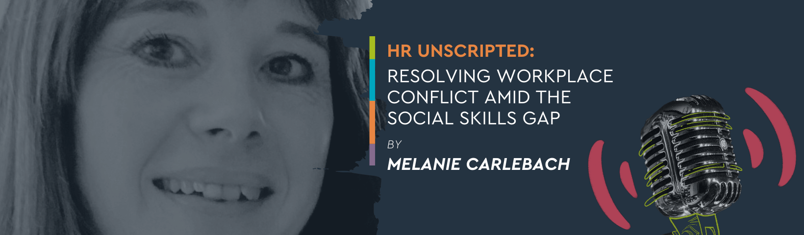 Page Header with photo of the Author, Melanie Carlebach